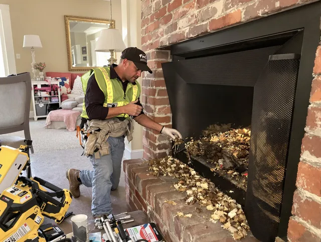 Safe screening installation by Willowick Chimney Sweep in Willowick, OH