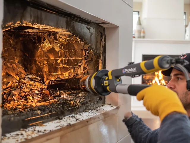 Professional chimney cleaning by Willowick Chimney Sweep in Willowick, OH