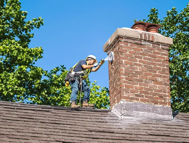 Willowick Chimney Sweep performing an inspection with advanced tools in Willowick, OH
